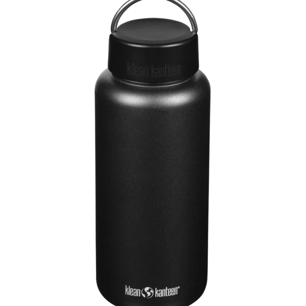 Klean Kanteen Wide Fles 1182 ml met brede schroefdop - Brushed Stainless