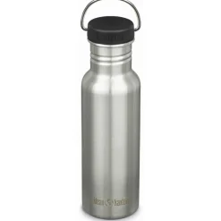 Klean Kanteen Classic Drinkfles met Loop Cap 800ml - brushed stainless