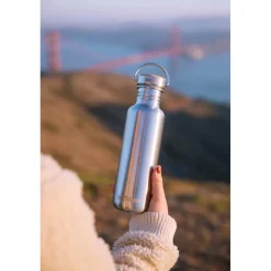 Outdoor Flessen & Thermosflessen < Klean Kanteen Classic Drinkfles met Loop Cap 532ml - real teal