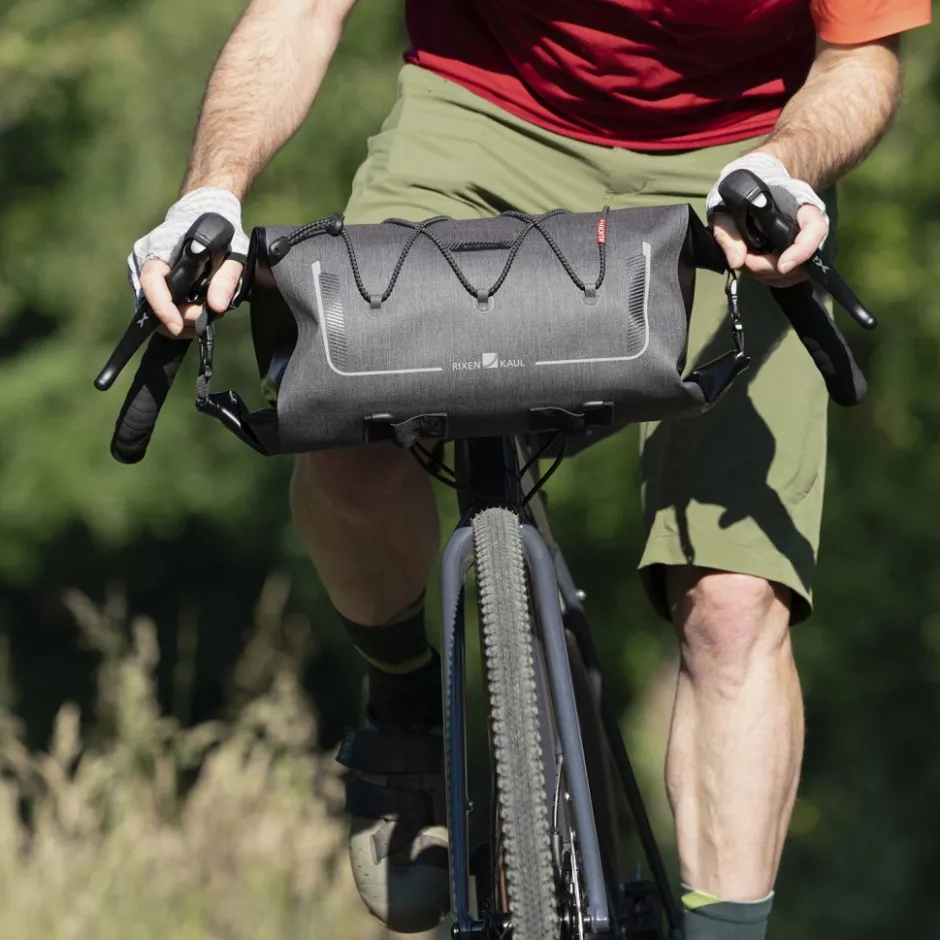 Stuurtassen < KLICKfix Bikepack Waterproof 0273W Stuurtas - 12L - grijs