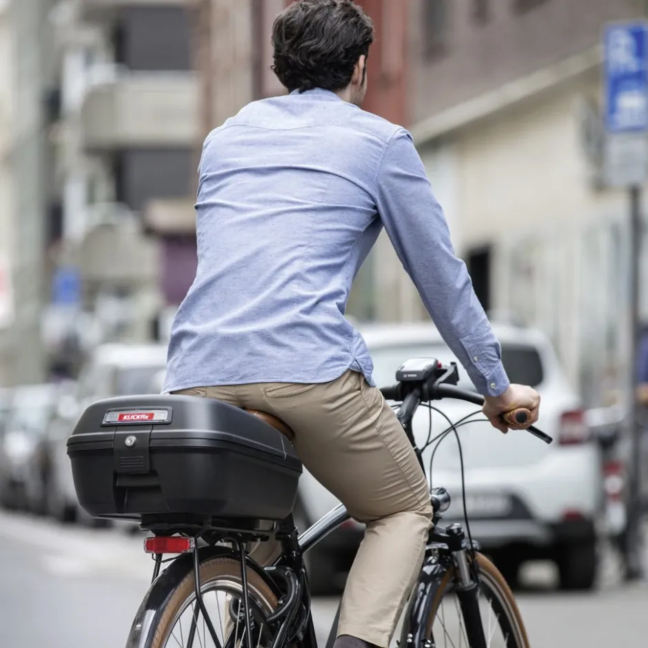 Bagagedragertassen < KLICKfix Citybox UniKlip 0847UN Bagagebox - 22L - zwart