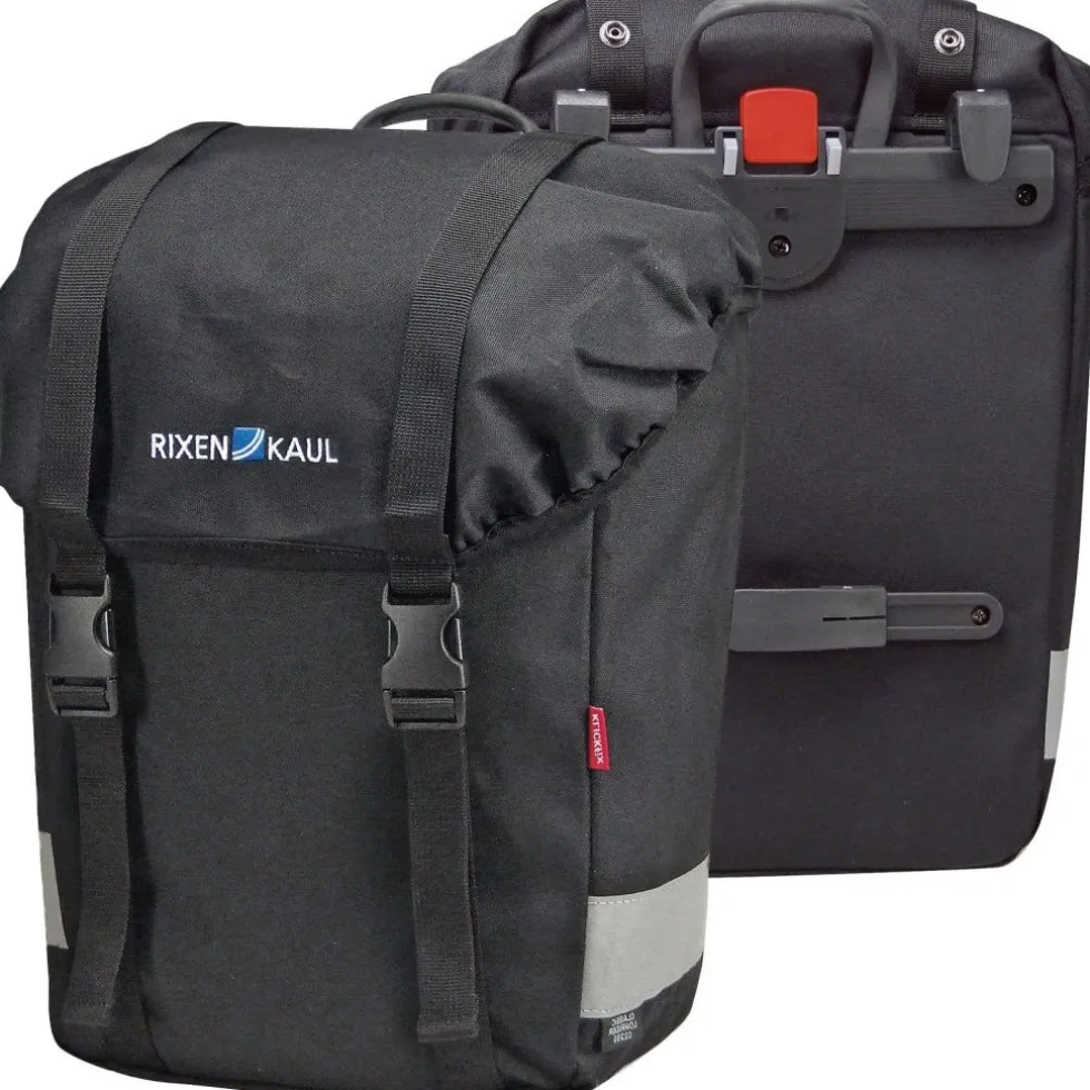 KLICKfix Classic Lowrider 0239S Bagagetas (Paar) - 2x15L - zwart
