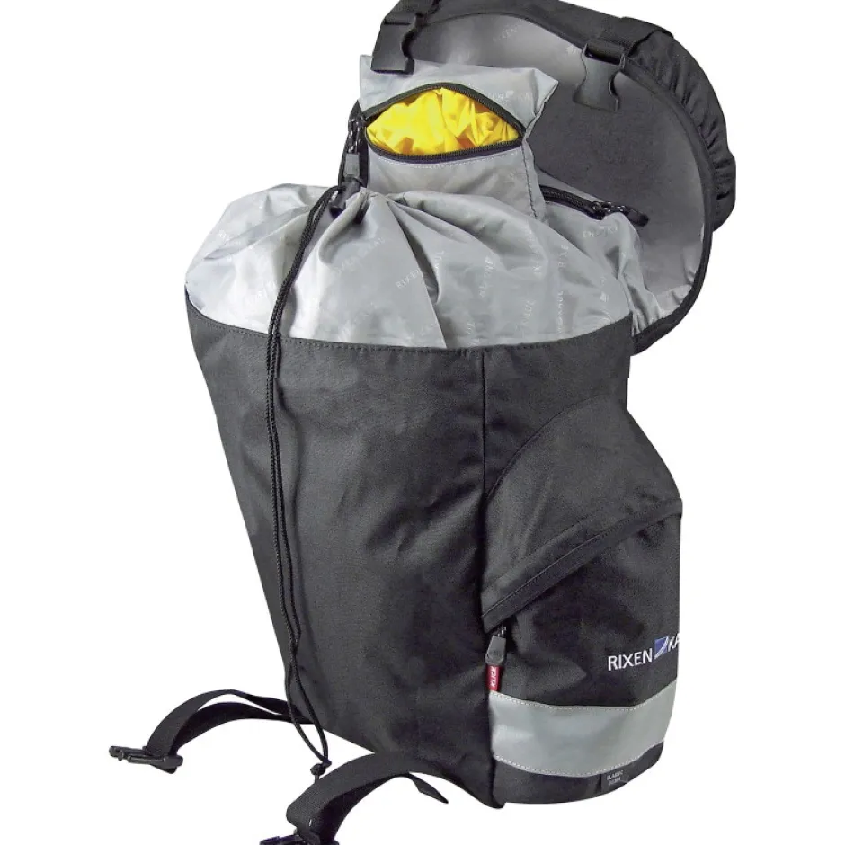 Bagagedragertassen < KLICKfix Classic 0238S Bagagetassen (Paar) - 2x21L - zwart