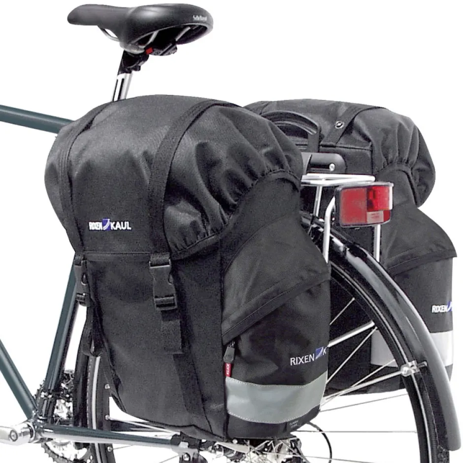 Bagagedragertassen < KLICKfix Classic 0238S Bagagetassen (Paar) - 2x21L - zwart