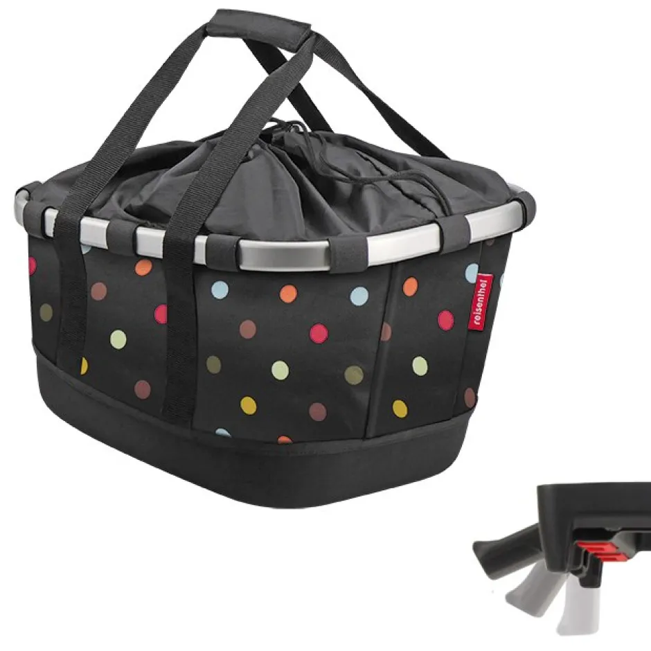 Achtermanden < KLICKfix GT UniKlip 0304U Fietsmand - 21L - dots