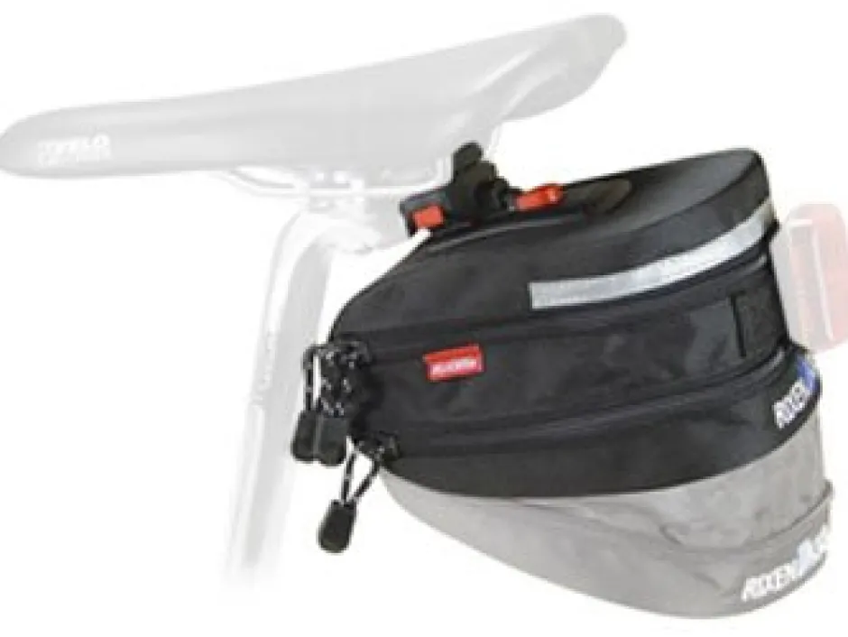 Zadeltassen < KLICKfix Micro 200 Expandable 0295S Zadeltas - 1.5L - zwart