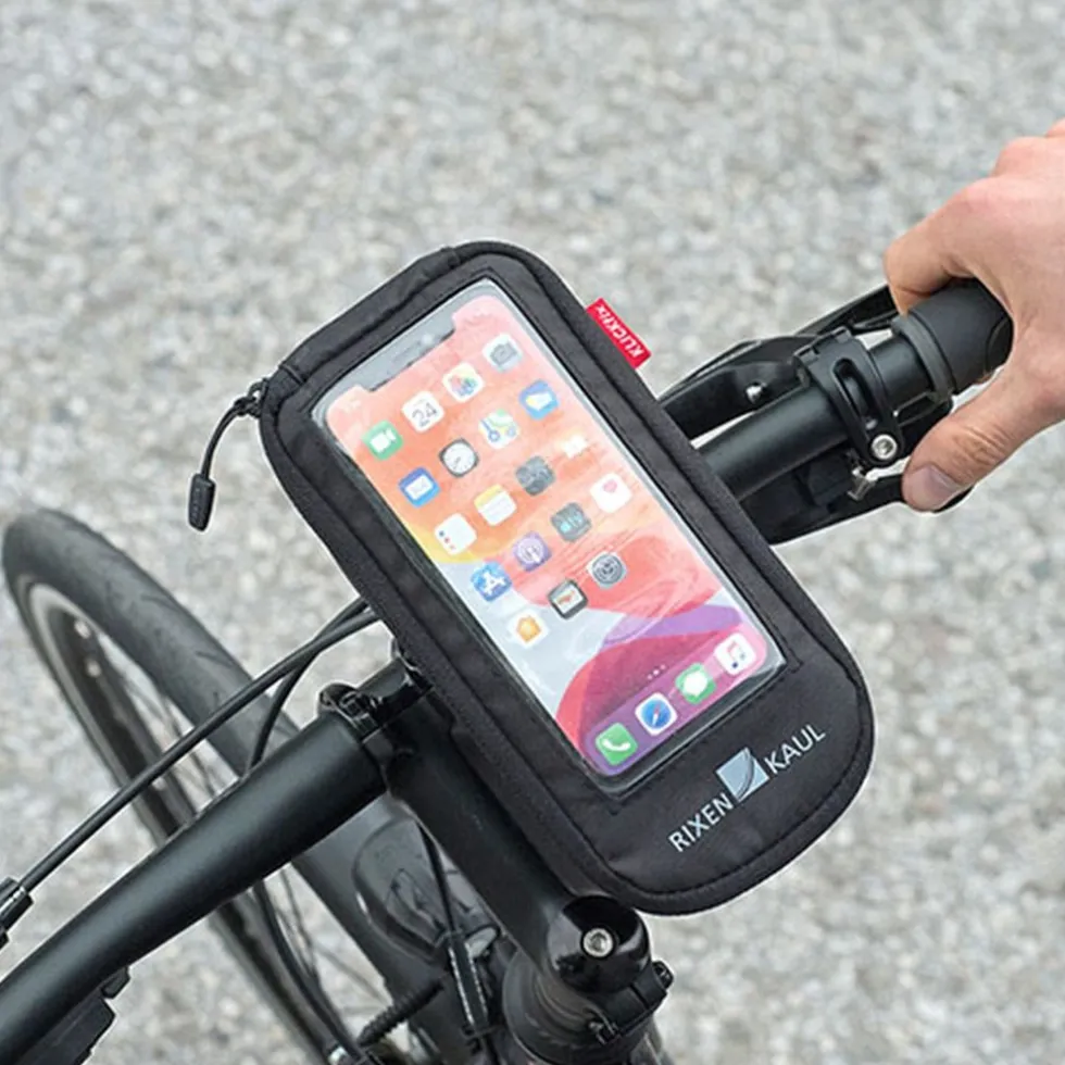 KLICKfix PhoneBag Comfort S Smartphone Handlebar Bag - black