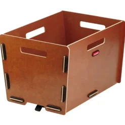 KLICKfix Radkiste Cargo KorbKlip 0328NK Houten Fietsmand - 29L - natura