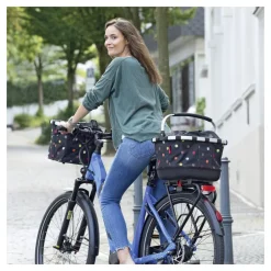 Achtermanden < KLICKfix Reisenthel Carrybag GT Uniklip 2 0305UN Fietsmand - 24L - fleur black