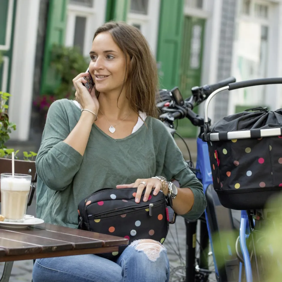 Achtermanden < KLICKfix Reisenthel Carrybag GT Racktime 0305 Fietsmand - 24L - twist blue