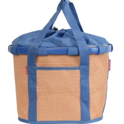 KLICKfix Reisenthel 0303 Fietsmand - 15L - one shot raffia blue