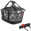 KLICKfix Reisenthel GT Racktime 0304R Fietsmand - 21L - fleur black
