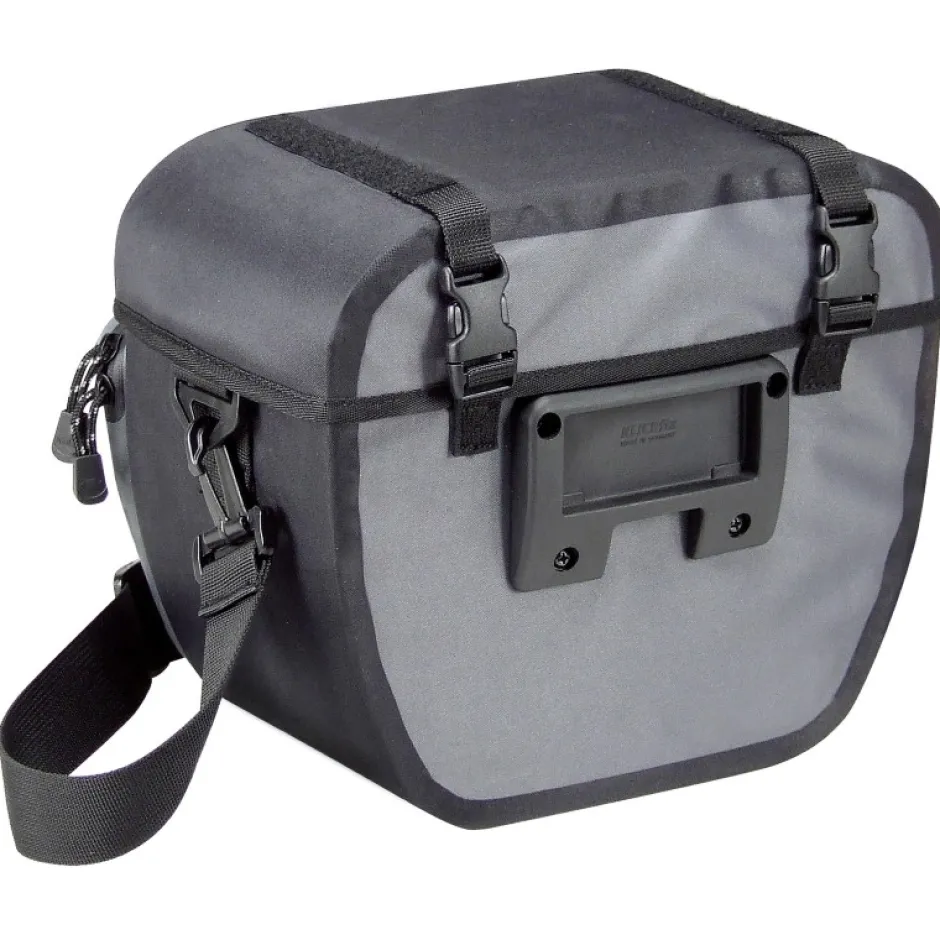 Stuurtassen < KLICKfix Ultima 0234SGR Stuurtas - 8L - zwart/grijs