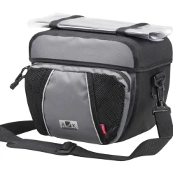 Stuurtassen < KLICKfix Ultima 0234SGR Stuurtas - 8L - zwart/grijs
