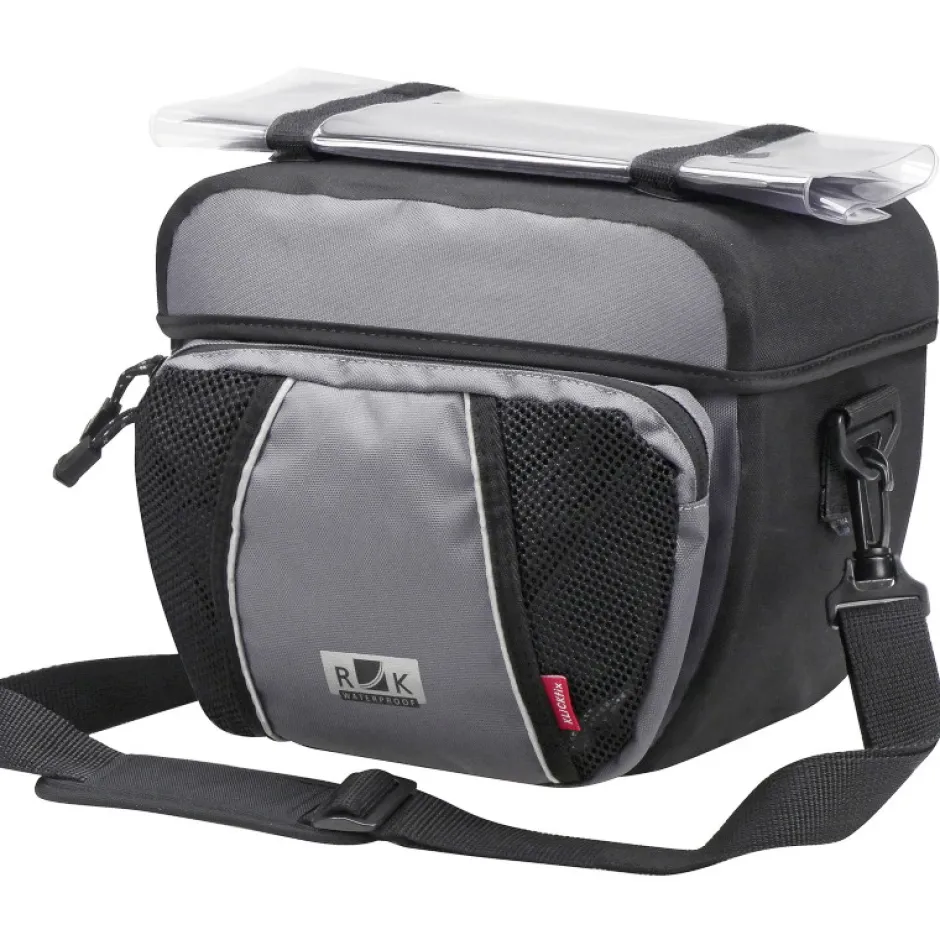 Stuurtassen < KLICKfix Ultima 0234SGR Stuurtas - 8L - zwart/grijs