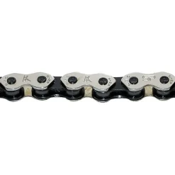 KMC K1 Wide Singlespeed Chain - BMX / Track - silver/black