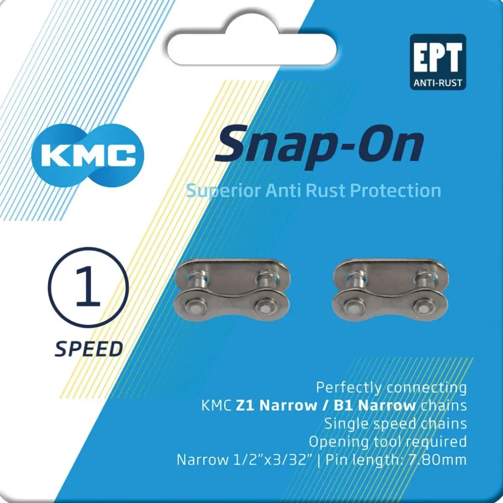 KMC Snap-On Narrow EPT Kettingschakel - Singlespeed - 2 St.