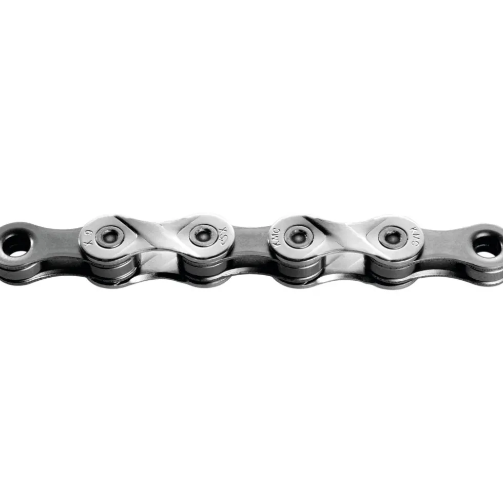 KMC X9 Ketting - 9-voudig - zilver / grijs - 122 schakels