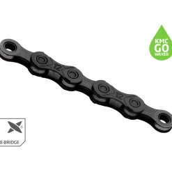 KMC X Ketting - WAXED | BlackTech | 12-voudig - zwart