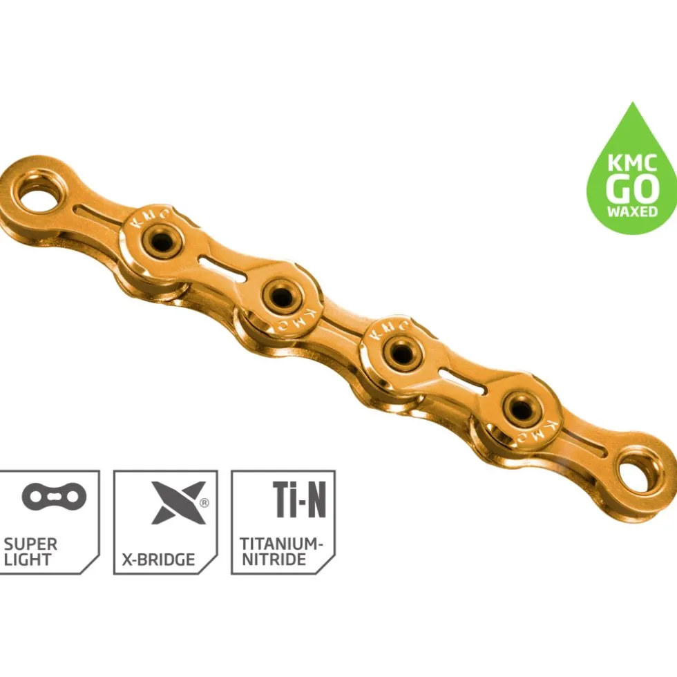 KMC XSL Ketting - WAXED | TiN Gold | 11-voudig - goud
