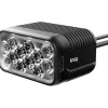 Knog Blinder X Action 2300 Fietslamp Vooraan + Powerbank 10.000mAh + Helmhouder - zwart
