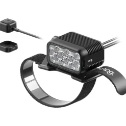 Knog Blinder X Action 2300 Fietslamp Vooraan + Powerbank 10.000mAh + Helmhouder - zwart