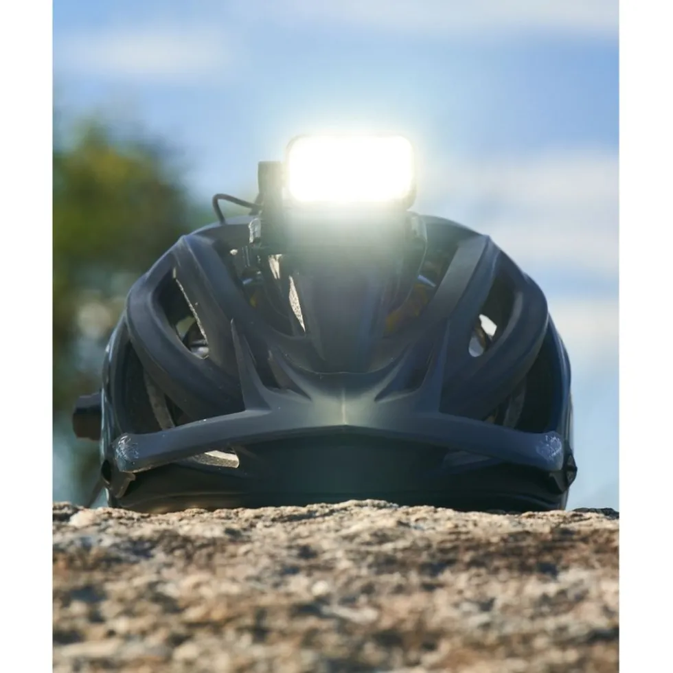 Knog Blinder X Action 2300 Fietslamp Vooraan + Powerbank 10.000mAh + Helmhouder - zwart