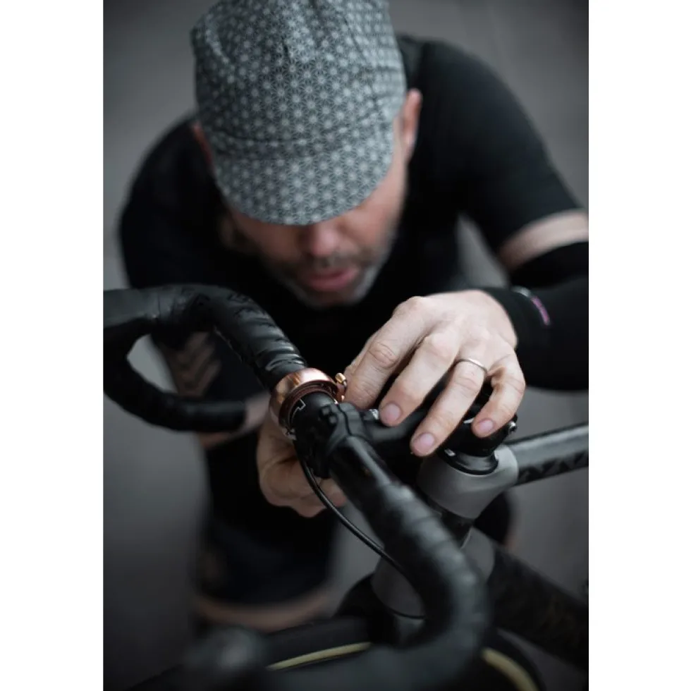 Knog Oi Luxe Fietsbel - black/grey