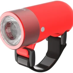 Knog Plug Bike Front Light - 140 Lumen - red