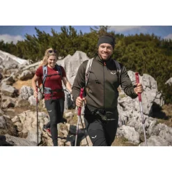 Wandel- & Trailrunning-Stokken < Komperdell Carbon EVO Zero Compact Trekkingstokken (Paar) - malbec