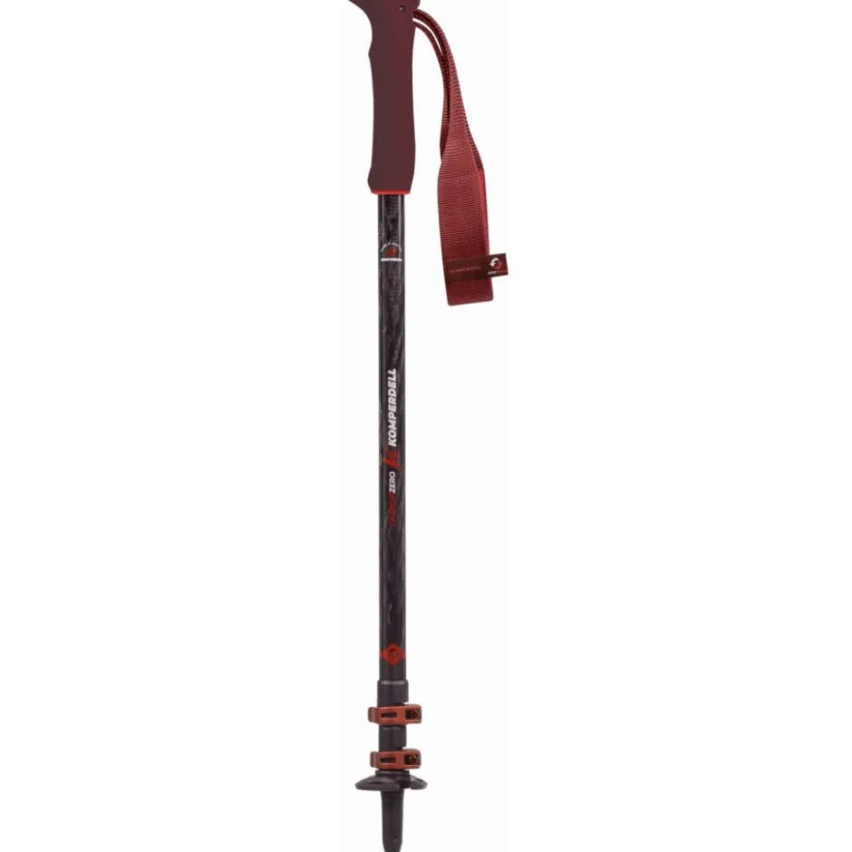 Wandel- & Trailrunning-Stokken < Komperdell Carbon EVO Zero Compact Trekkingstokken (Paar) - malbec