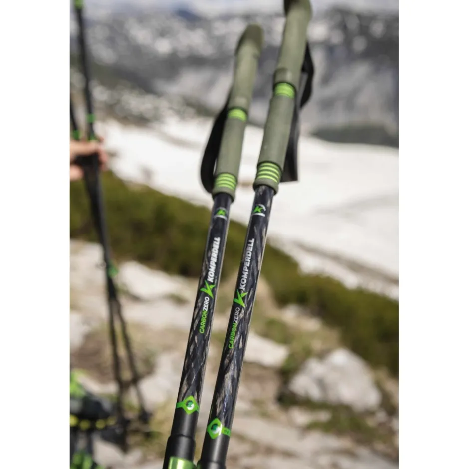Wandel- & Trailrunning-Stokken < Komperdell Carbon EVO Zero Trekkingstokken (Paar) - groen