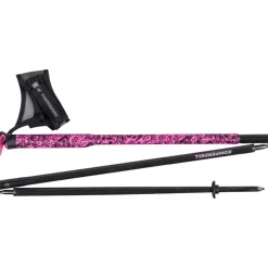 Komperdell Carbon FXP Ultra Trekkingstokken (Paar) - roze/groen