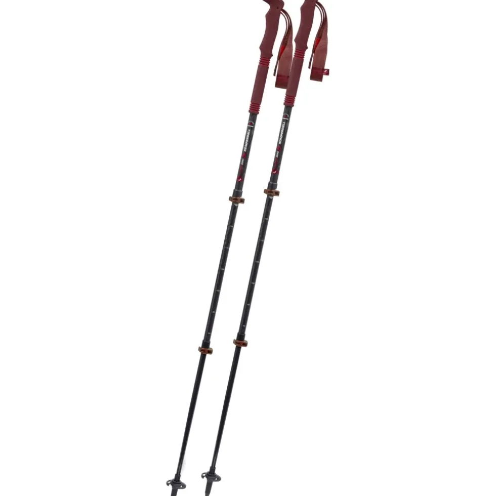 Komperdell Carbon Pro Zero Compact Trekkingstokken (Paar) - malbec