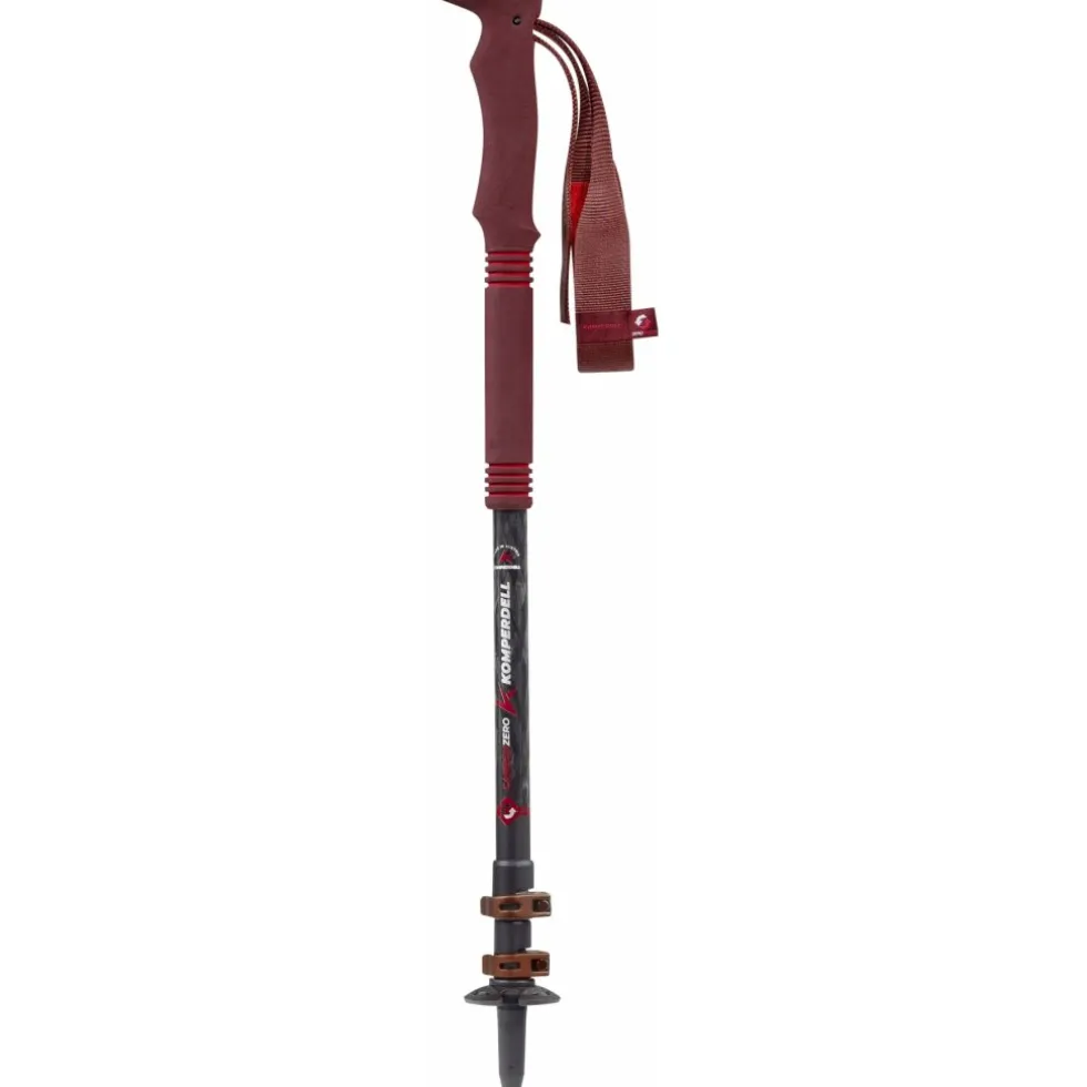 Komperdell Carbon Pro Zero Compact Trekkingstokken (Paar) - malbec