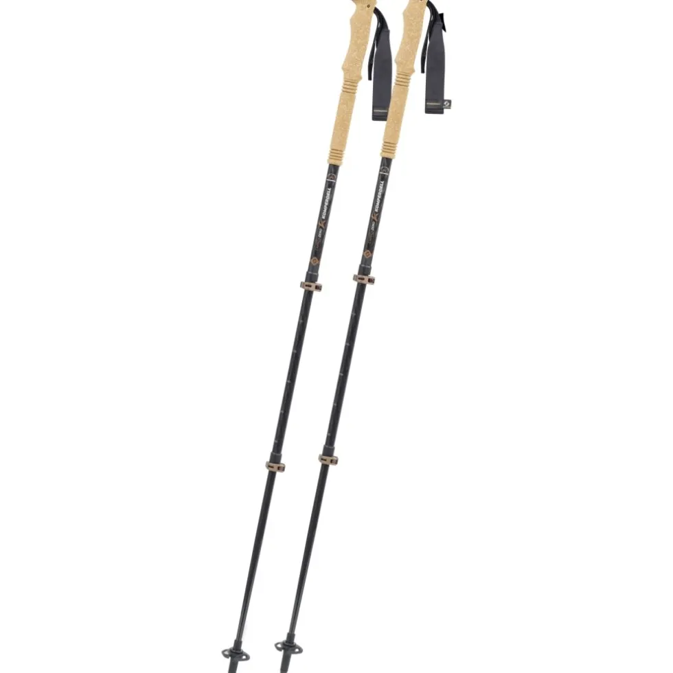 Komperdell Carbon Ultra Zero Compact Trekkingstokken (Paar) - bruin