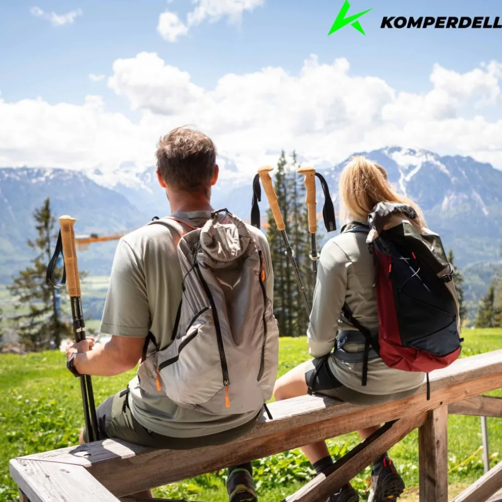 Komperdell Carbon Ultra Zero Trekkingstokken (Paar) - zilver