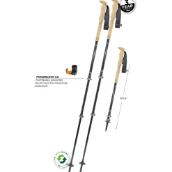 Komperdell Carbon Ultra Zero Trekkingstokken (Paar) - zilver