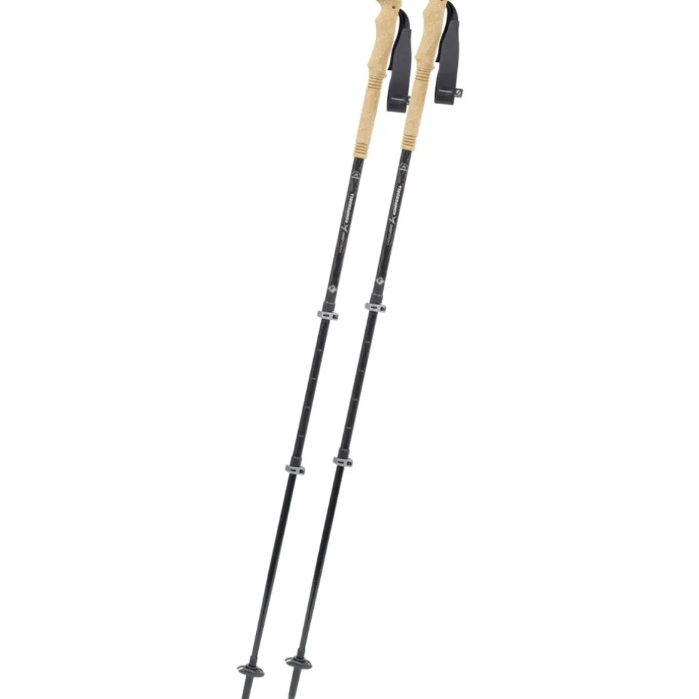Komperdell Carbon Ultra Zero Trekkingstokken (Paar) - zilver