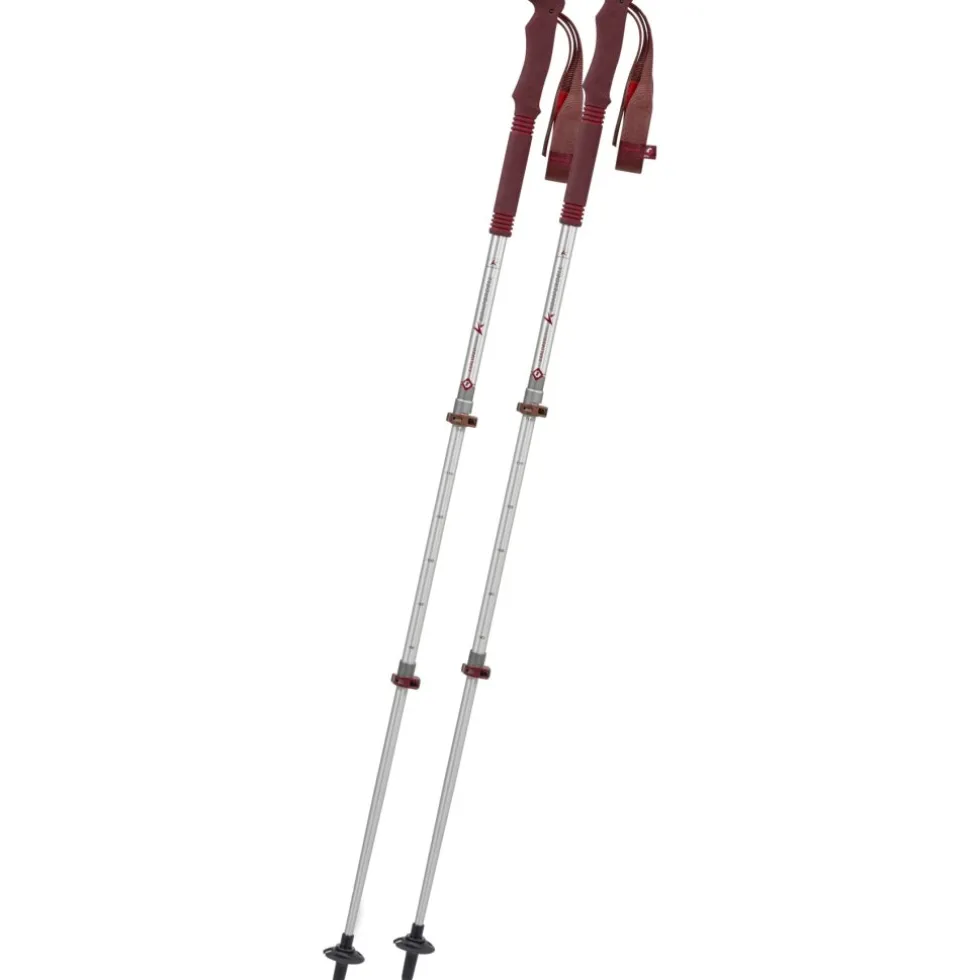 Komperdell Explorer Zero Compact Trekkingstokken (Paar) - malbec