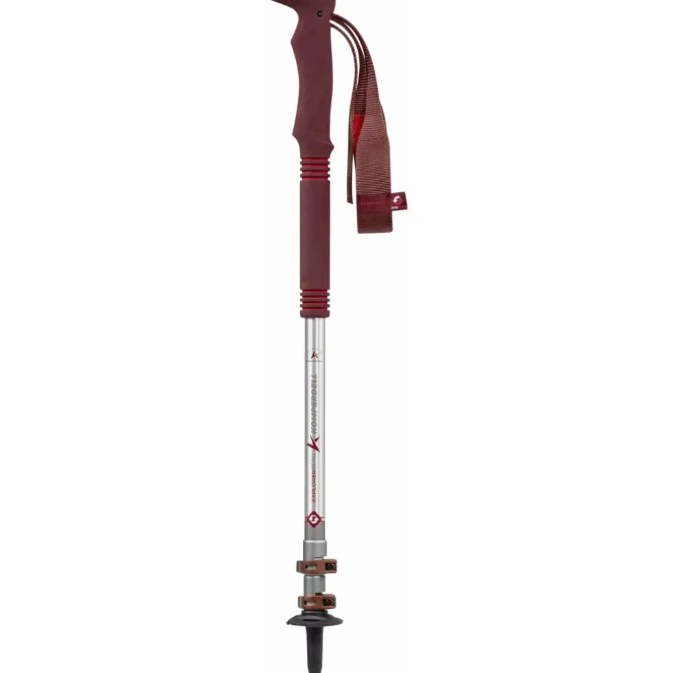 Komperdell Explorer Zero Compact Trekkingstokken (Paar) - malbec