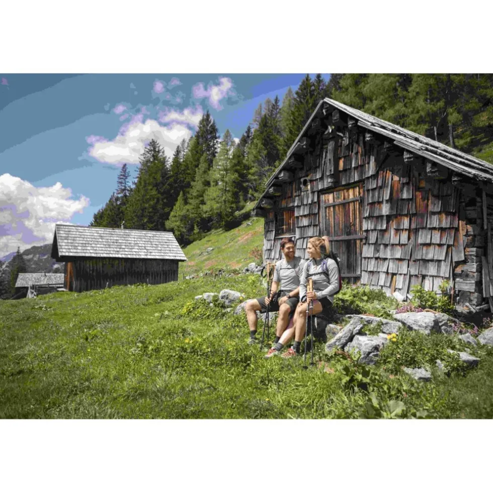 Komperdell FX Lite Carbon Vario Summit Trekkingstokken (Paar) - titan