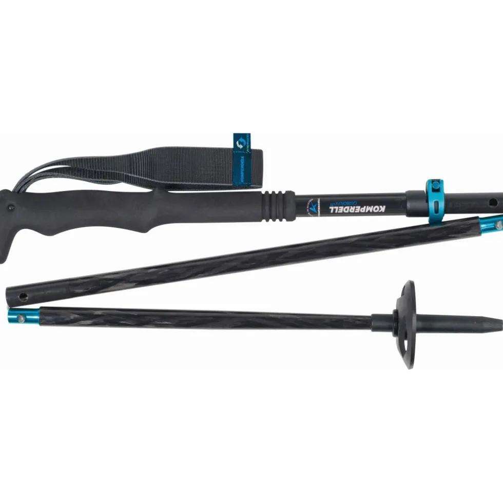 Komperdell FX Lite Carbon Vario Approach Trekkingstokken (Paar) - blauw