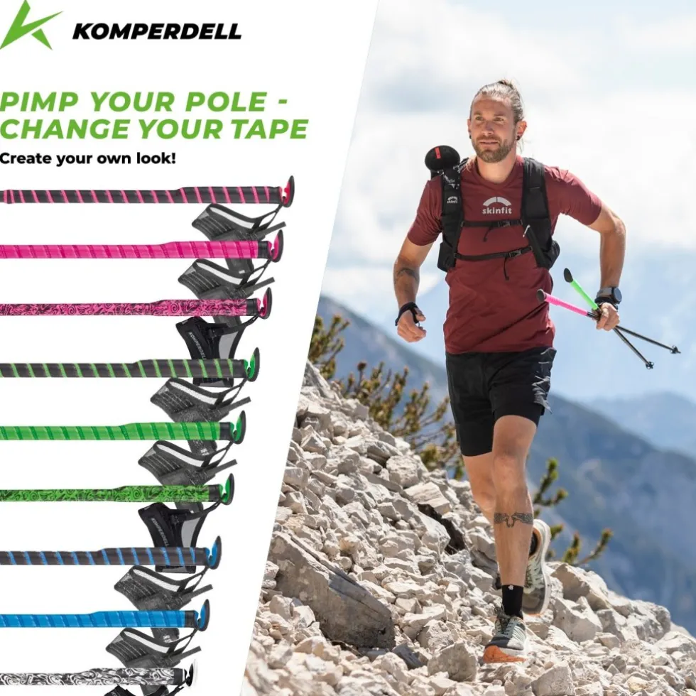 Komperdell FXP Composite Trail Trekkingstokken (Paar) - blauw