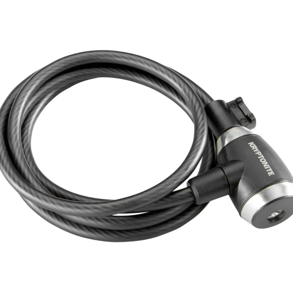 Kryptonite KryptoFlex 815 Key 150cm Spiraalkabelslot - Zwart