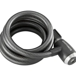 Kabelsloten < Kryptonite KryptoFlex 1518 Key 180cm Spiraalkabelslot - Zwart