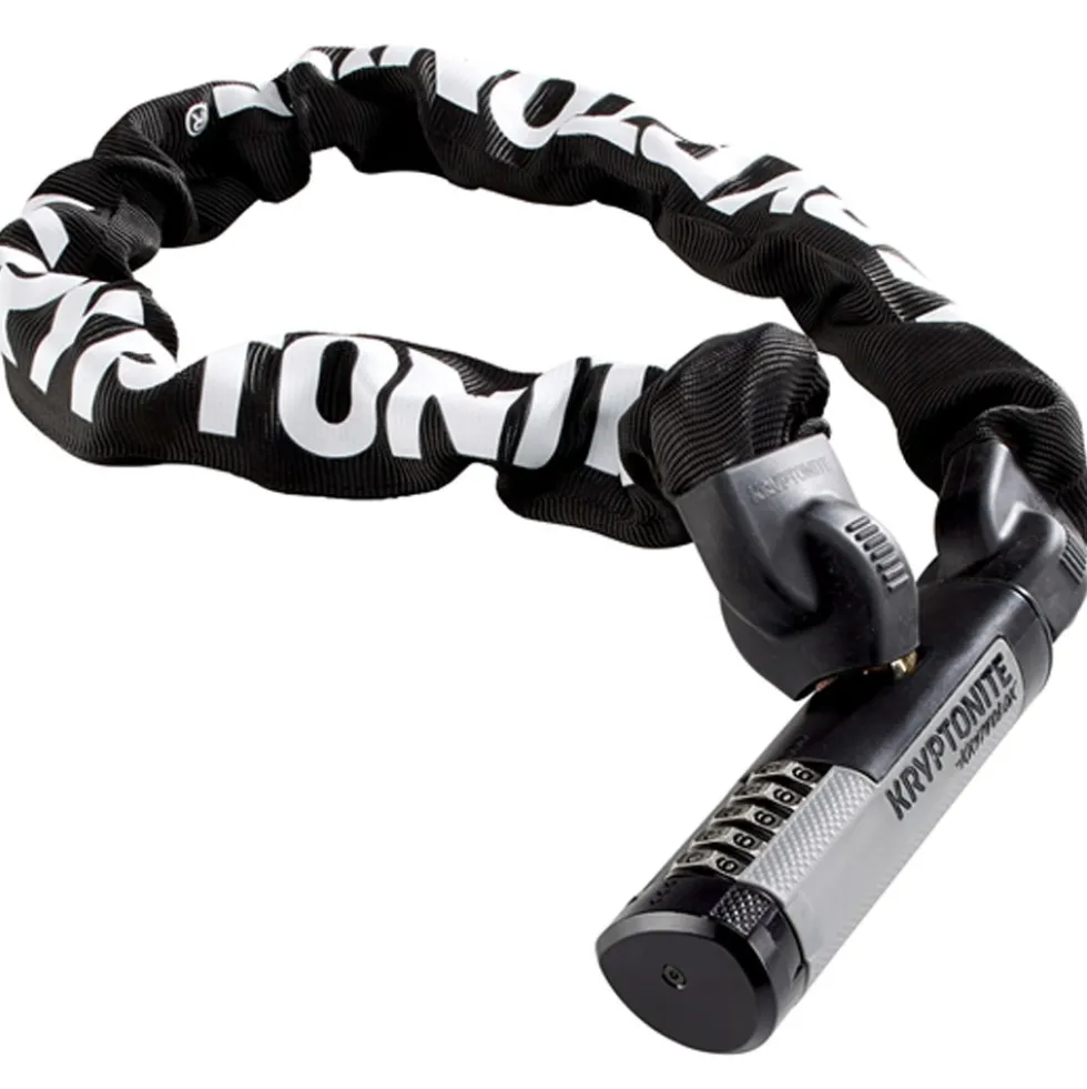 Kryptonite KryptoLok Integrated Chain Combo 990 90cm Kettingslot
