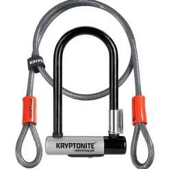 Kryptonite KryptoLok Mini-7 82x178mm U-Slot + Kryptoflex Luskabel 120cm