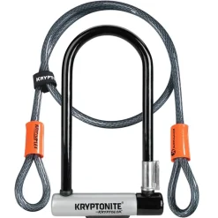 Beugelsloten < Kryptonite KryptoLok Standard U-Slot 100x225mm + Kryptoflex Luskabel 120cm