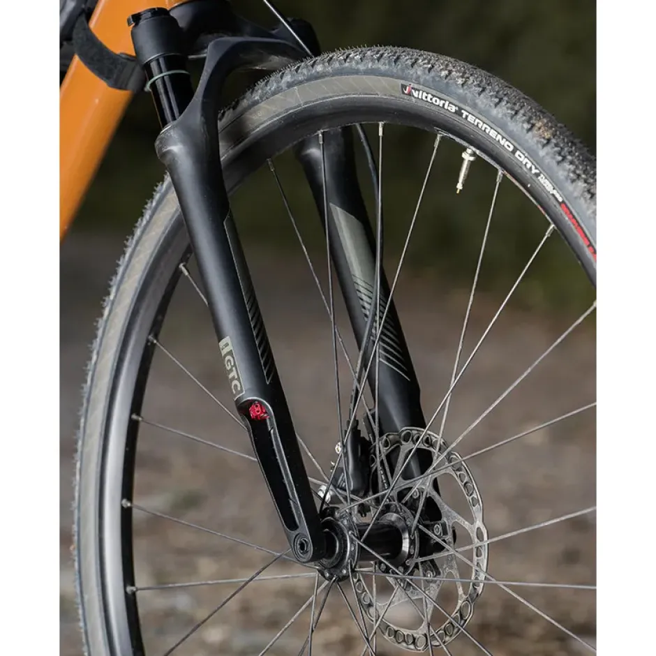 Verende Voorvorken < Kind Shock KS GTC Gravel Voorvork - 28" | 40mm | 46mm Offset | Tapered - 12x100mm - zwart